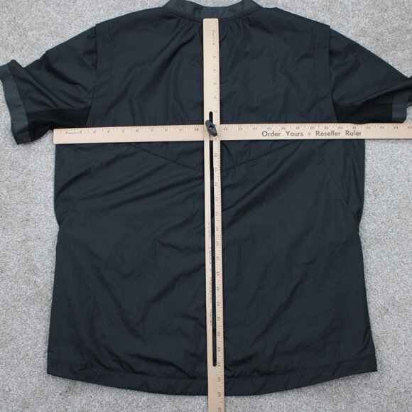 Nike Softball Wind Jacket Womens Medium Black Lightweight S/S Pullover Shacket - Picture 12 of 15